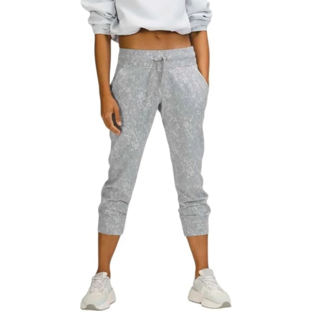 Lululemon Ready to Rulu Jogger Crop Speckle Spritz Jacquard Rhino Grey Silver, 6 - Picture 8 of 10